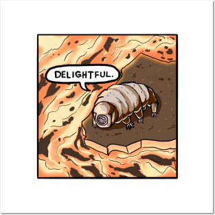 Delighted Tardigrade - Comic Version Posters and Art